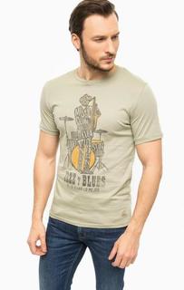 Хлопковая футболка с круглым вырезом Jack & Jones