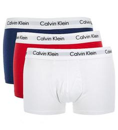 Комплект из трех трусов-боксеров из хлопка Calvin Klein