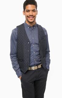 Утепленный стеганый жилет на кнопках Scotch&Soda