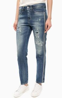 Рваные джинсы с заломами Kocca