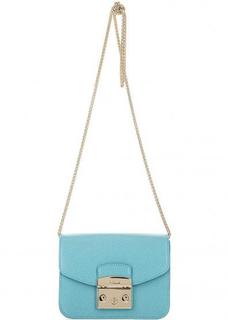 Маленькая кожаная сумка через плечо Furla