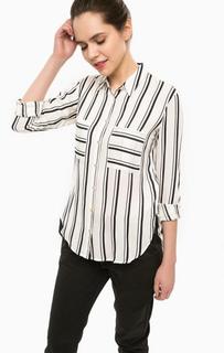 Блуза в полоску с карманами Alcott