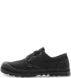 Текстильные полуботинки ченого цвета Palladium