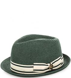 Зеленая плетеная шляпа Goorin Bros.