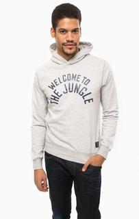 Серая толстовка с принтом Scotch&Soda