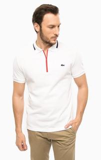 Хлопковая футболка поло с короткими рукавами Lacoste