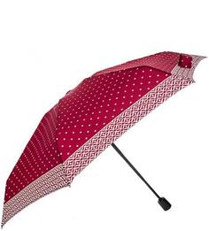 Бордовый зонт со складной ручкой Doppler