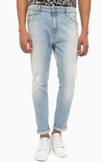 Рваные джинсы с принтом Calvin Klein Jeans