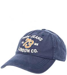 Синяя бейсболка из хлопка Pepe Jeans