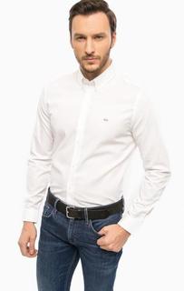 Белая классическая рубашка Lacoste