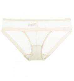 Трусы-слипы молочного цвета Dkny