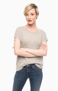 Серая футболка с металлизированной нитью Wrangler