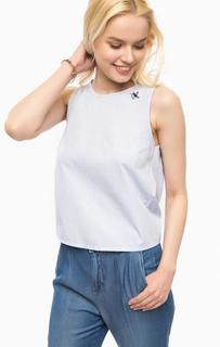 Топ в полоску с отделкой камнями Kocca