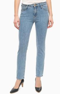 Синие зауженные джинсы Lee