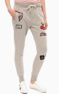 Брюки с нашивками в спортивном стиле Alcott