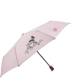 Складной зонт с куполом розового цвета Doppler