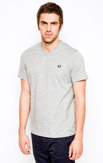 Серая футболка из хлопка Fred Perry