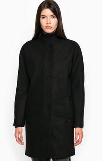 Пальто свободного кроя из полиэстера и шерсти Tom Tailor Denim