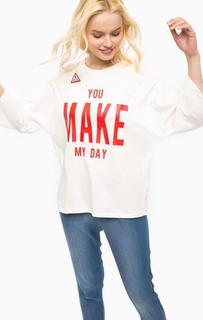 Футболка оверсайз с рукавами три четверти Kocca