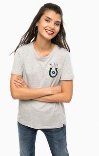 Серая футболка с круглым вырезом Scotch&Soda