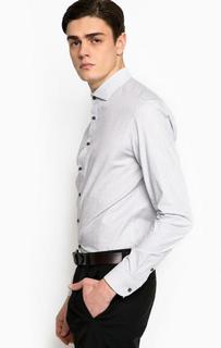 Голубая рубашка в клетку Drykorn