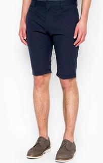 Темно-синие хлопковые шорты Strellson