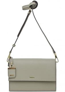 Маленькая серая сумка через плечо Dkny