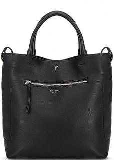 Черная сумка с двумя отделами Fiorelli