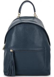 Темно-синий рюкзак из натуральной кожи Coccinelle