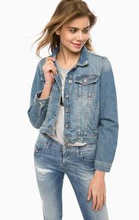 Джинсовая куртка с карманами Superdry
