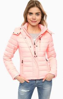 Розовая куртка с капюшоном Superdry