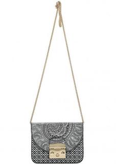 Маленькая кожаная сумка через плечо Furla