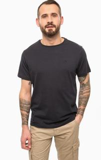 Однотонная хлопковая футболка Lerros