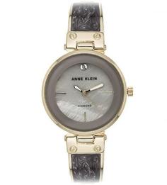 Часы со вставкой из цветной эмали Anne Klein