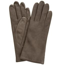 Кожаные перчатки с шерстяной подкладкой Eleganzza