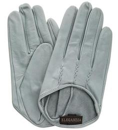 Перчатки из натуральной кожи без подкладки Eleganzza