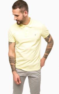 Желтая футболка поло из хлопка Gant