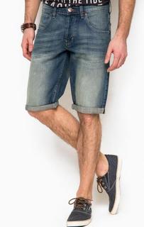 Джинсовые шорты с заломами Wrangler