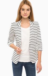 Трикотажный пиджак в полоску Lerros