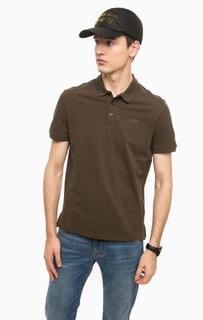 Футболка поло с разрезами по бокам Armani Jeans