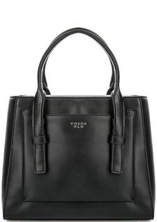 Черная сумка из искусственной кожи с двумя ручками Tosca BLU