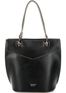 Кожаная сумка с длинными ручками Tosca BLU