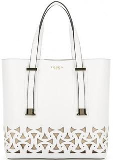 Вместительная сумка с декоративной перфорацией Tosca BLU