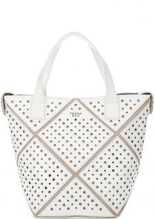 Сумка с короткими ручками и широким плечевым ремнем Tosca BLU