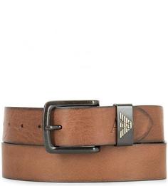 Широкий ремень из натуральной кожи Armani Jeans