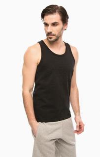 Черная хлопковая майка Superdry