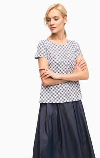 Хлопковая футболка с короткими рукавами Stefanel