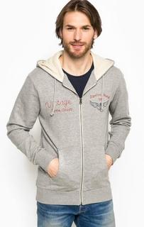 Серая толстовка на молнии Jack & Jones
