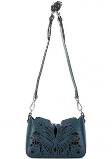 Синяя сумка со съемной косметичкой Cromia