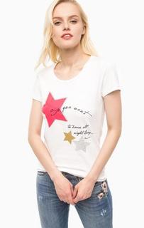 Хлопковая футболка с короткими рукавами Liu Jo Sport
